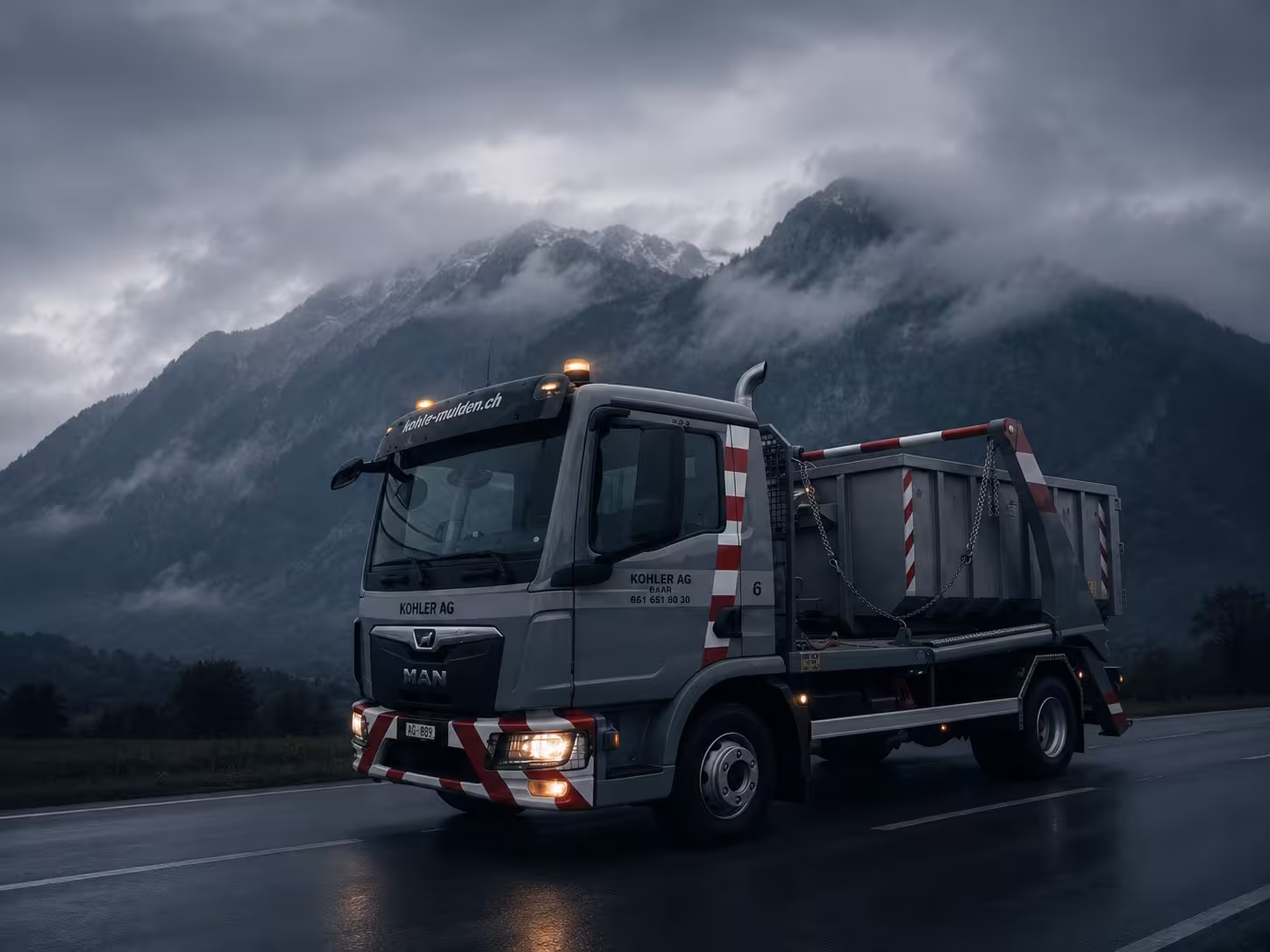 Kohler AG – Muldenservice, Transporte und Kranarbeiten in der Region Basel